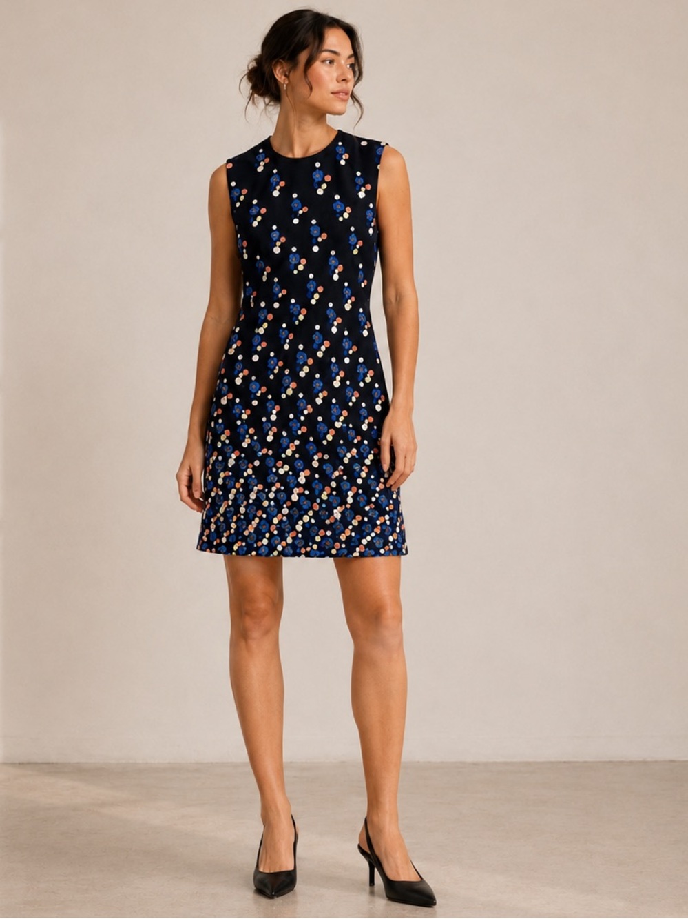 Peter Pilotto Cady Dress Polka Dot Print A Line